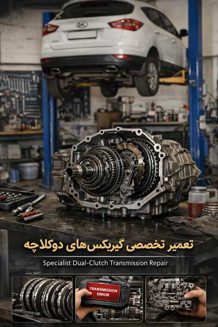 تصویر ساختار گیربکس دوکلاچه جک S5